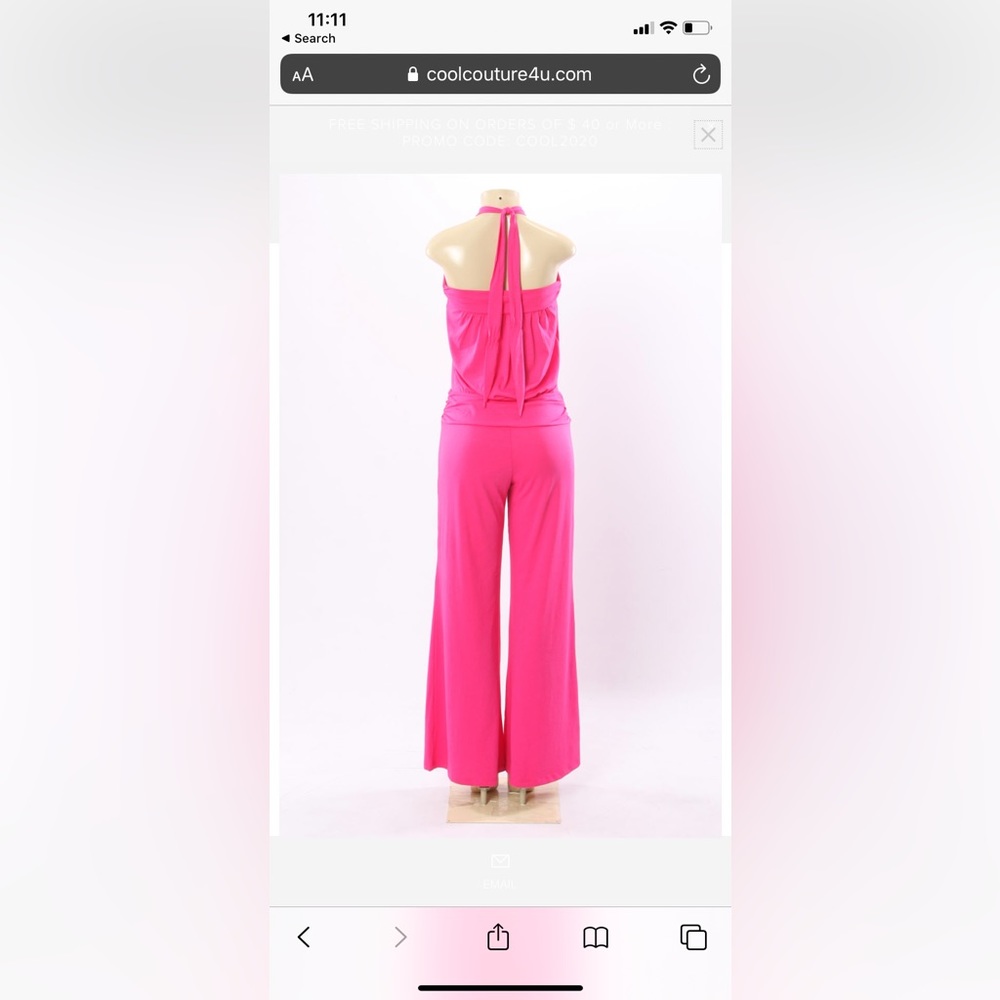 New: 100/%  Cotton Cool Jumpsuit - Picture 2 of 2